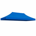 Copertura Oxford 3x6 mt per Gazebo, Impermeabile e Anti-UV, Bianco/Verde/Blu/Nero