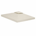 Copertura per Gazebo 3x3 m in Poliestere Resistente con Doppia Ventilazione e Sistemi di Drenaggio, Crema
