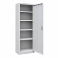 Armadio in Metallo Verniciato con Ripiani, 60x40x176 cm, Facile da Montare