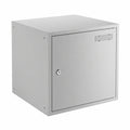 Armadietto Antibatterico con Serratura 350x400x450 mm Grigio Chiaro RAL 7035