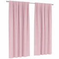 Tende oscuranti poliestere 260x140 cm - Set da 2 per soggiorno e camera