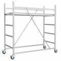 Scala professionale multifunzione per interni altezza regolabile con piattaforma MAXI TRIS