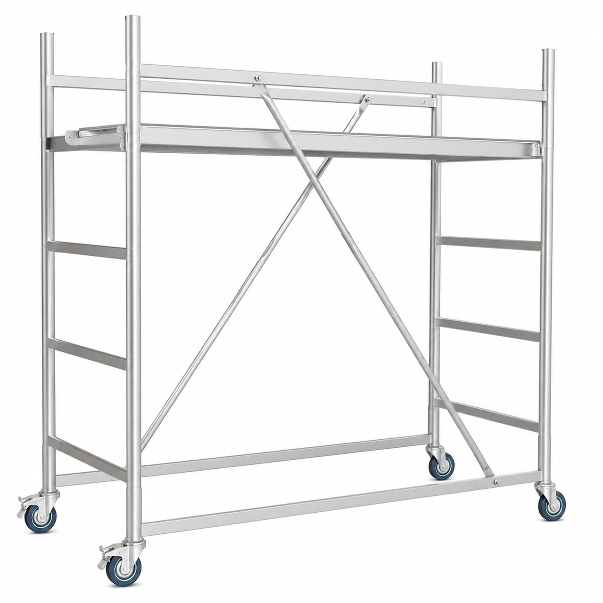 Scala professionale multifunzione per interni altezza regolabile con piattaforma MAXI TRIS